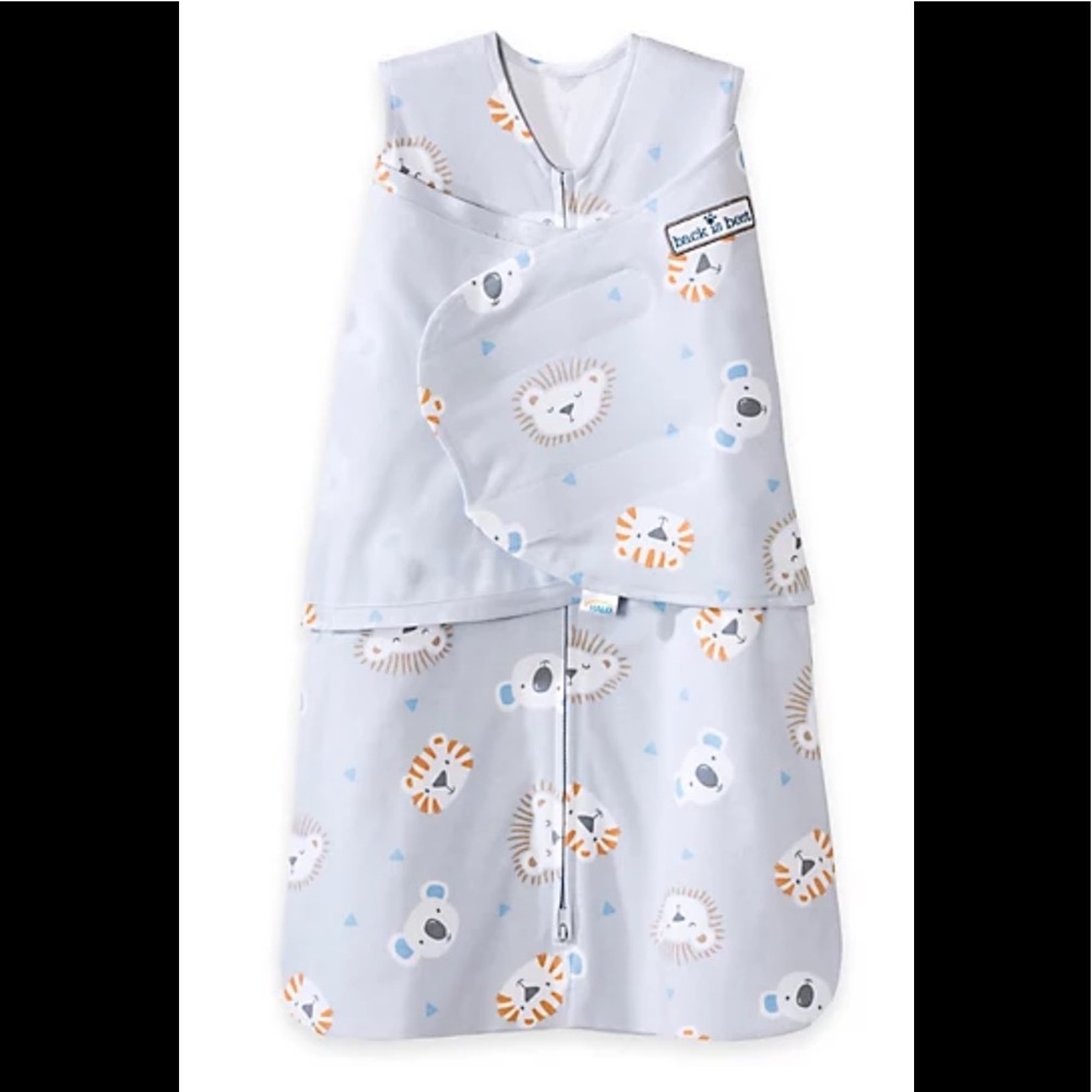 HALO SleepSack Lions Tigers Bears Multi Way adjustable Swaddle